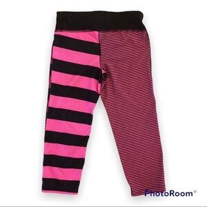 Champion Pink Black Capri Leggings Girls M (7-8)